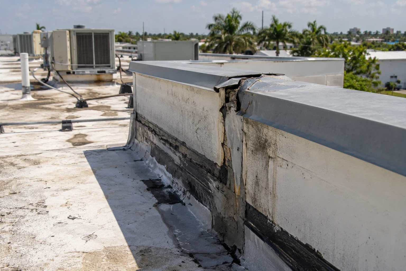 Commercial Roof Flashing Repair