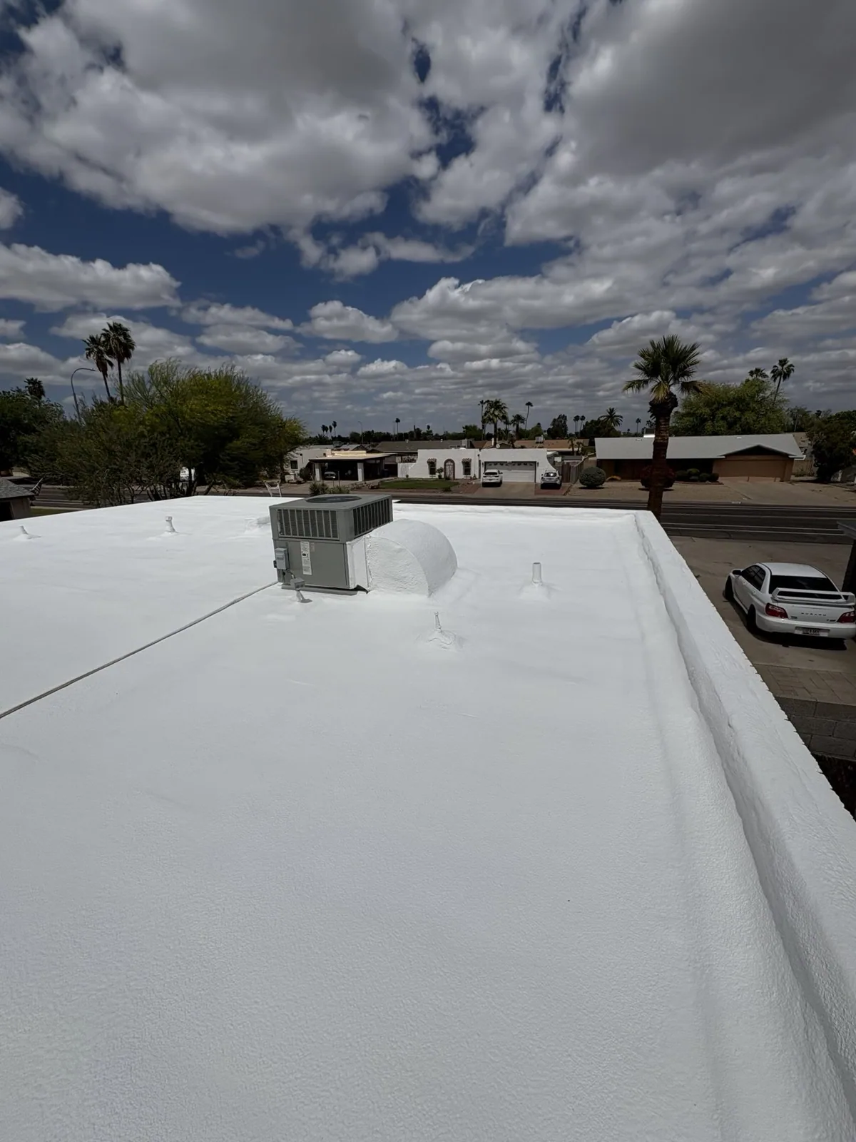Commercial Roof Heat and UV Damage Repair