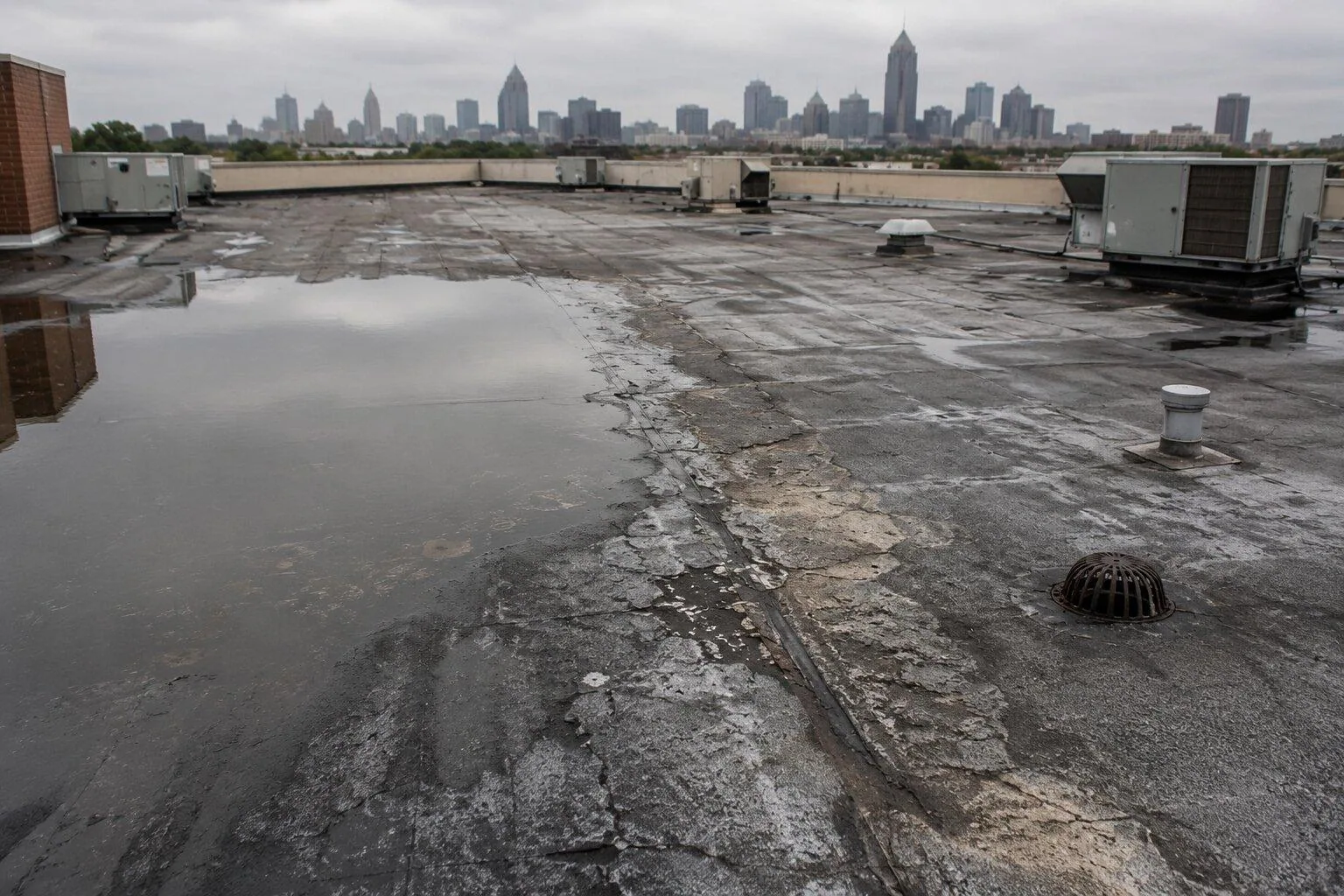 Ponding Water Roof Repair